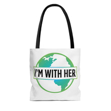 Load image into Gallery viewer, I&#39;m With Her Earth Tote Bag - Lili White Creations 