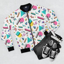 Load image into Gallery viewer, 90s Design  AOP Bomber Jacket - Lili White Creations 