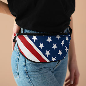 American Flag Fanny Pack - Lili White Creations 