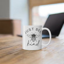 Load image into Gallery viewer, Just BEE Kind Mug 11oz - Lili White Creations 