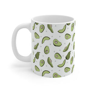 Avocado Print Mug 11oz - Lili White Creations 