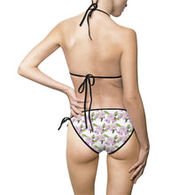 Load image into Gallery viewer, Purple Floral Women&#39;s Bikini Swimsuit - Lili White Creations 