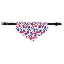 Load image into Gallery viewer, Fourth of July Stars Pet Bandana Collar - Lili White Creations 