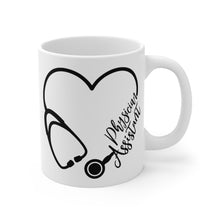 Load image into Gallery viewer, Physicians Assistant Stethoscope Mug 11oz - Lili White Creations 