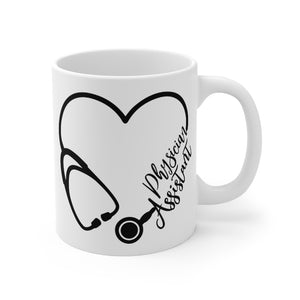 Physicians Assistant Stethoscope Mug 11oz - Lili White Creations 