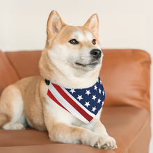 Load image into Gallery viewer, American Flag Pet Bandana Collar - Lili White Creations 