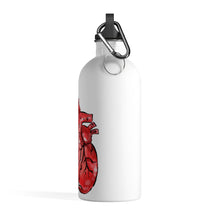 Load image into Gallery viewer, Anatomical Heart Stainless Steel Water Bottle - Lili White Creations 