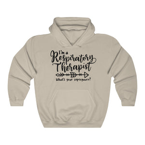 I'm a Respiratory Therapist. Whats your Superpower? Unisex Heavy Blend Hooded Sweatshirt - Lili White Creations 