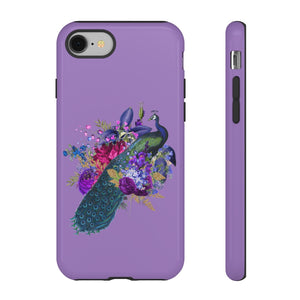 Peacock Floral Case Mate Tough Phone Cases - Lili White Creations 