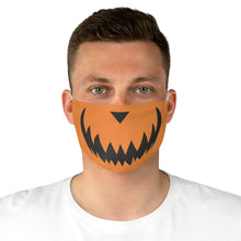 Load image into Gallery viewer, Jack O Lantern Pumpkin Fabric Face Mask