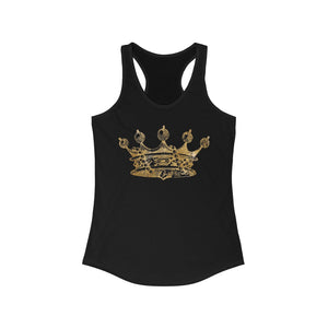 Golden Crown Women's Ideal Racerback Tank Top - Lili White Creations 