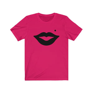 Marilyn Lips Unisex Jersey Short Sleeve Tee - Lili White Creations 