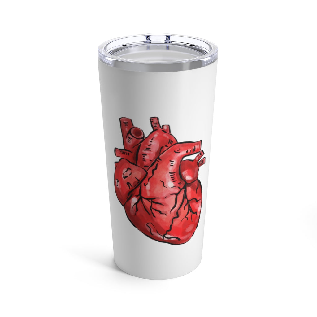 Anatomical Heart Tumbler 20oz - Lili White Creations 