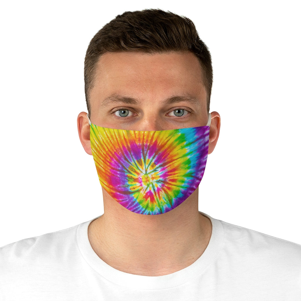 Tye Dye Fabric Face Mask - Lili White Creations 