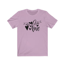 Load image into Gallery viewer, All You Need is Love Unisex Jersey Short Sleeve Tee - Lili White Creations 