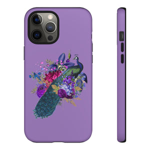 Peacock Floral Case Mate Tough Phone Cases - Lili White Creations 