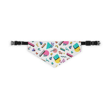 Load image into Gallery viewer, 90s Design Pet Bandana Collar - Lili White Creations 