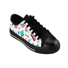 Load image into Gallery viewer, 90s Print Men&#39;s Sneakers - Lili White Creations 