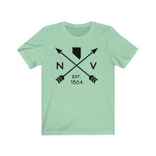 Load image into Gallery viewer, Nevada State Arrows Est. 1864 Unisex Heavy Cotton Tee - Lili White Creations 