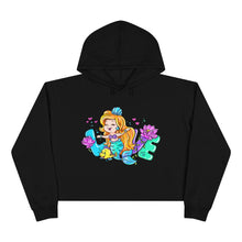 Load image into Gallery viewer, Love Mermaid Valentine&#39;s Day Crop Hoodie - Lili White Creations 