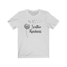 Load image into Gallery viewer, Scatter Kindness Dandelion Unisex Jersey Short Sleeve Tee - Lili White Creations 