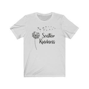 Scatter Kindness Dandelion Unisex Jersey Short Sleeve Tee - Lili White Creations 