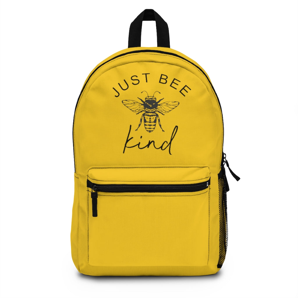 Just BEE Kind Backpack (Made in USA) - Lili White Creations 