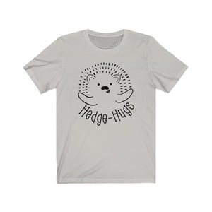 Hedge- Hugs Hedgehog Unisex Jersey Short Sleeve Tee - Lili White Creations 