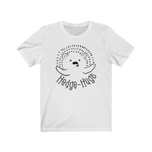 Load image into Gallery viewer, Hedge- Hugs Hedgehog Unisex Jersey Short Sleeve Tee - Lili White Creations 