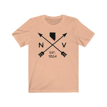 Load image into Gallery viewer, Nevada State Arrows Est. 1864 Unisex Heavy Cotton Tee - Lili White Creations 