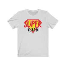 Load image into Gallery viewer, Super Nurse Unisex Jersey Short Sleeve Tee - Lili White Creations 