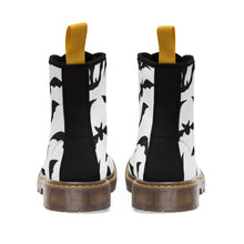 Load image into Gallery viewer, Black Bats Women&#39;s Canvas Boots - Lili White Creations 