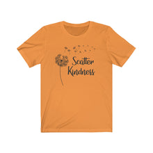 Load image into Gallery viewer, Scatter Kindness Dandelion Unisex Jersey Short Sleeve Tee - Lili White Creations 