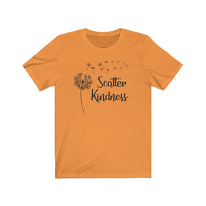 Scatter Kindness Dandelion Unisex Jersey Short Sleeve Tee - Lili White Creations 