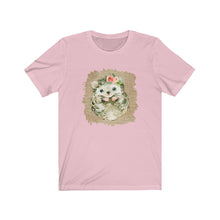 Load image into Gallery viewer, Hedgehog Flower Unisex Jersey Short Sleeve Tee - Lili White Creations 