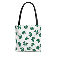 Load image into Gallery viewer, Shamrock AOP Tote Bag - Lili White Creations 