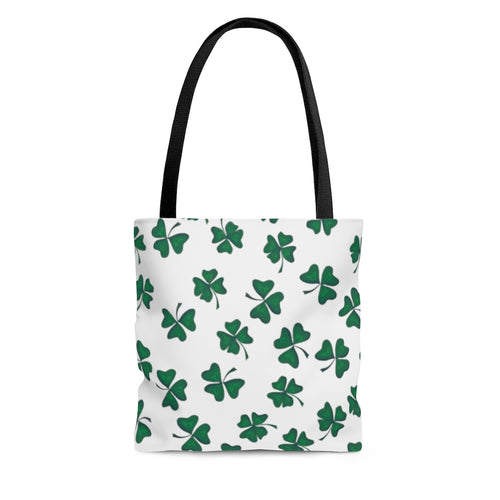 Shamrock AOP Tote Bag - Lili White Creations 