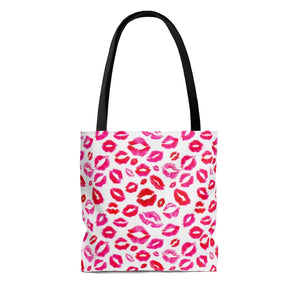 Lips AOP Tote Bag - Lili White Creations 