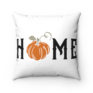 Home Pumpkin Spun Polyester Square Pillow Case