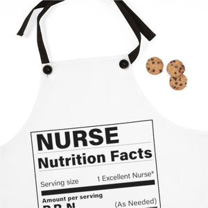 Nurse Nutrition Facts Apron - Lili White Creations 