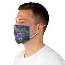 Load image into Gallery viewer, Peacock Fabric Face Mask - Lili White Creations 