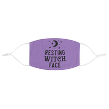 Load image into Gallery viewer, Resting Witch Face Fabric Face Mask