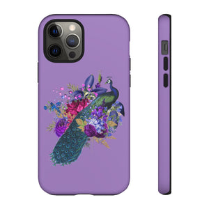 Peacock Floral Case Mate Tough Phone Cases - Lili White Creations 