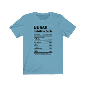 Nurse Nutritions Label Unisex Jersey Short Sleeve Tee - Lili White Creations 