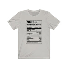 Load image into Gallery viewer, Nurse Nutritions Label Unisex Jersey Short Sleeve Tee - Lili White Creations 