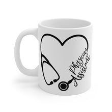 Load image into Gallery viewer, Physicians Assistant Stethoscope Mug 11oz - Lili White Creations 