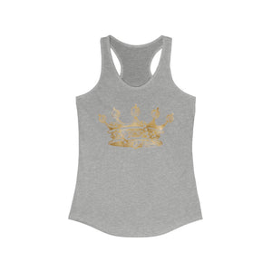 Golden Crown Women's Ideal Racerback Tank Top - Lili White Creations 