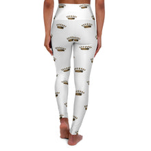 Load image into Gallery viewer, Gold Crown High Waisted Yoga Leggings - Lili White Creations 