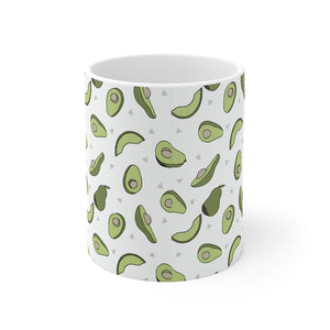 Avocado Print Mug 11oz - Lili White Creations 