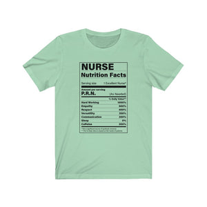 Nurse Nutritions Label Unisex Jersey Short Sleeve Tee - Lili White Creations 